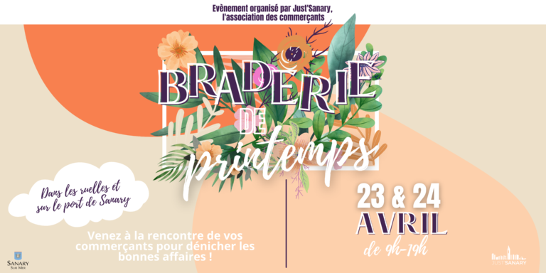 braderie de Printemps 2022 (Publication Facebook) (Couverture Facebook) (Bannière (paysage))